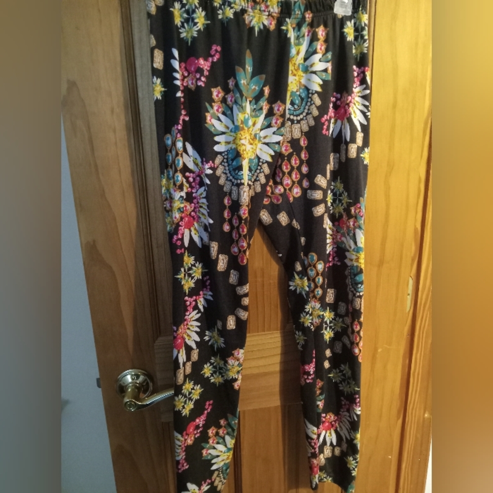 Jewel print leggings